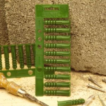 Wall Plugs 12mm Green 10pc